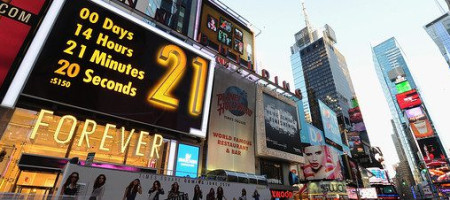 Nákupné šialenstvo: Forever 21 na Times Square