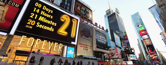 Nákupné šialenstvo má nové meno: Forever 21 na Times Square