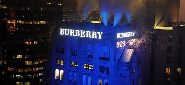 Burberry osvetľuje New York