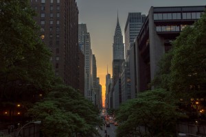 Manhattanhendge a Chrysler Building