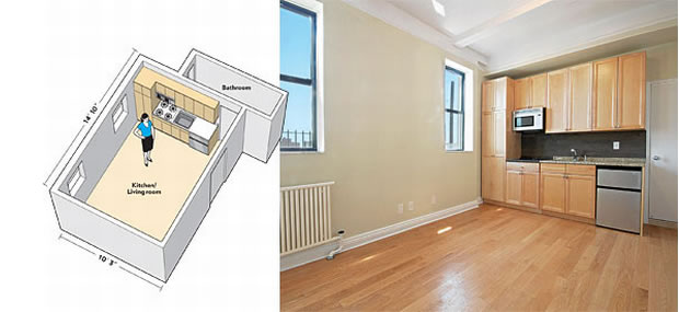 Najmenší apartmán v New Yorku?